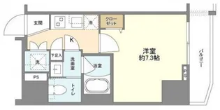 スカイコートプライム亀戸【7階】の間取り