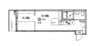 リヴィエール戸坂II【3階】の間取り