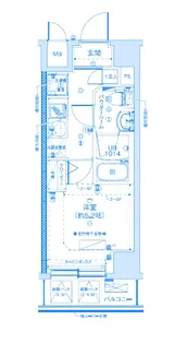 クラリッサ新綱島【3階】の間取り