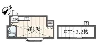 サンハイム程久保【2階】の間取り