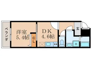 グランデコート竹鼻 EAST【1階】の間取り