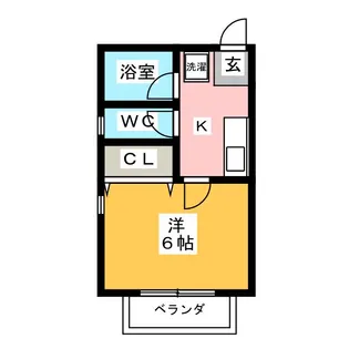 ヒルテラス湘南B【2階】の間取り