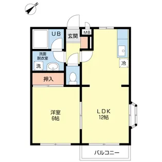 アクアシティー【2階】の間取り