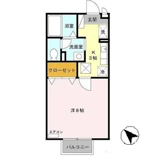 プラムコート【2階】の間取り