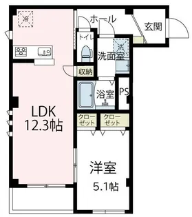 カーサ・ビオレッタ【2階】の間取り