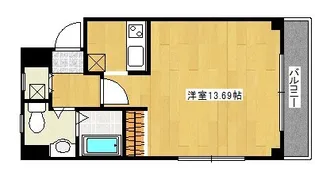 コレージュ【3階】の間取り