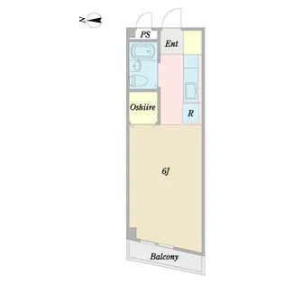 B・B ハウス【2階】の間取り