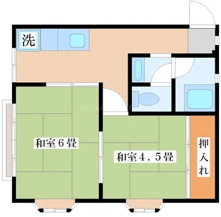 ハイツゼルコバ【1階】の間取り