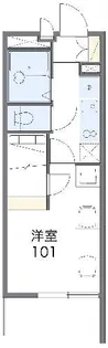 レオパレスだるま【2階】の間取り