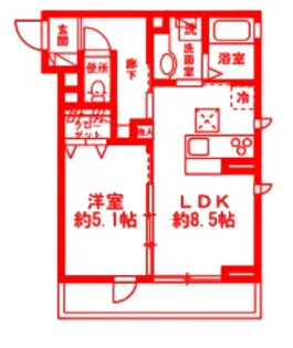 リーベンハイム大曽根台【2階】の間取り