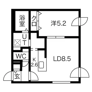 ミカエルアルファ【2階】の間取り