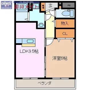 リオンドール桜橋【3階】の間取り