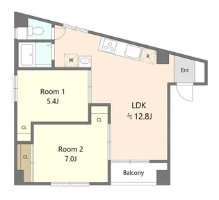MAISON HOSOYAMA【5階】の間取り
