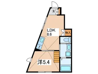 Lysstien【1階】の間取り