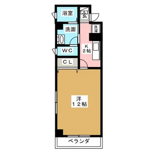 エスポワール東別院【7階】の間取り