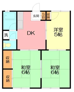 コーポミツハシ【2階】の間取り