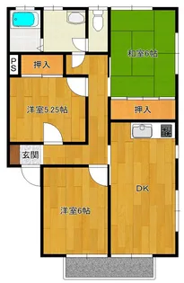 レジデンス家泉II【2階】の間取り