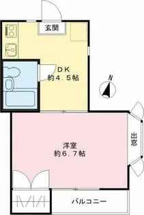 メゾンボヌール【1階】の間取り