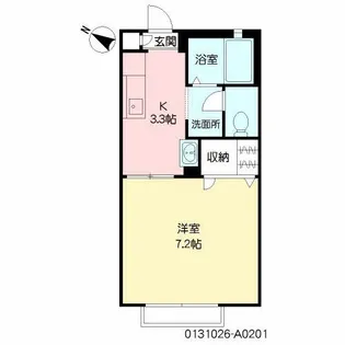 シャトーY *【2階】の間取り