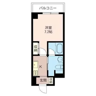 グラティチュード武蔵小杉【4階】の間取り