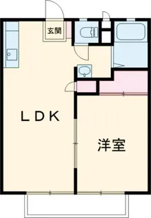 藤岡セントラルハイツ【1階】の間取り
