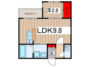 SIMODA大宮大成町【3階】の間取り