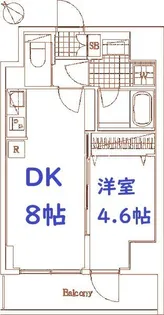リヴシティ横濱関内弐番館【5階】の間取り