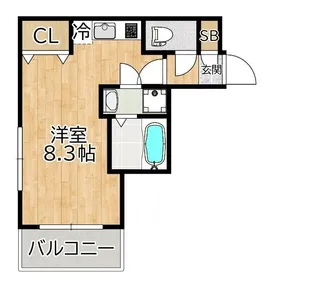 モリオン板橋【6階】の間取り