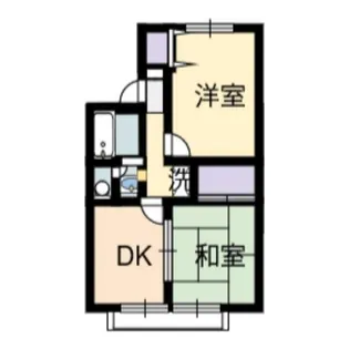 グリーンライト【1階】の間取り