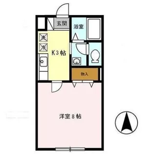 ルグランみや【1階】の間取り