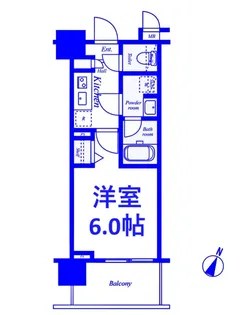 ガーラ・ヴィスタ川崎【4階】の間取り