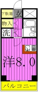ワコーレエレガンス竹ノ塚【2階】の間取り