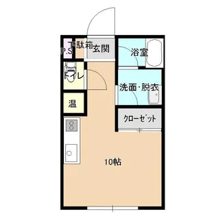 NODAハイツ1.7N【1階】の間取り