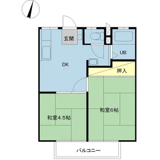 荒井ハイツ【2階】の間取り
