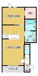 プリマ桂木A【2階】の間取り