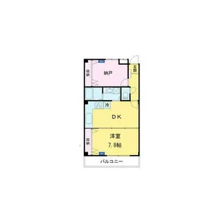 CHART HOUSE 自由が丘【1階】の間取り