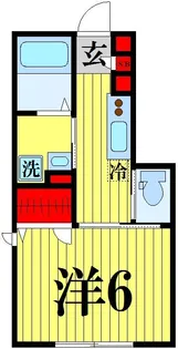 エスポワールA・B棟【1階】の間取り