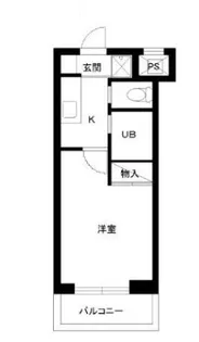 スカイコート日本橋第2【6階】の間取り