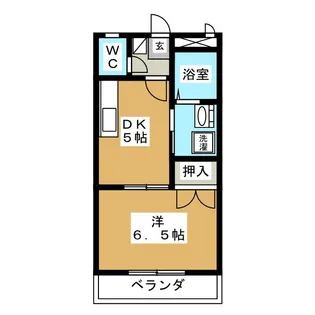 ファミール加藤II【1階】の間取り