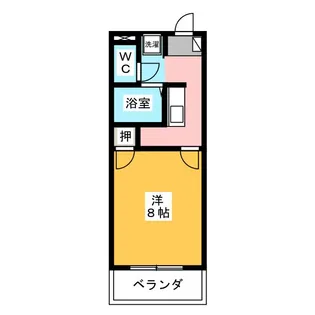 リヴィエール桐谷【3階】の間取り