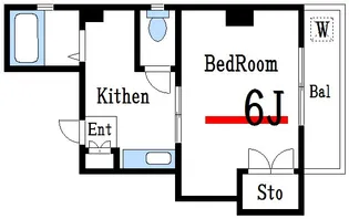 全観スカイハイツ【4階】の間取り