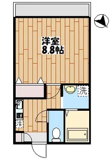 アンプルールフェール宮内【1階】の間取り