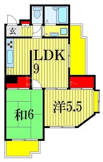 ハイライズ西船 壱番館【1階】の間取り
