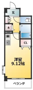 ビスタ江坂南【5階】の間取り
