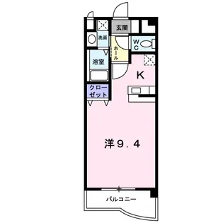 カーザ ディ リポーゾ【3階】の間取り