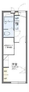 レオパレスサン平井II【1階】の間取り