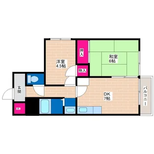 井本マンション【2階】の間取り