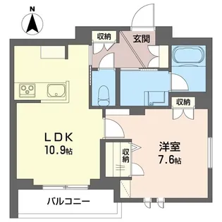 アルストラーレ【1階】の間取り