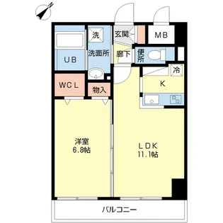 CASETA ~カゼッタ~【3階】の間取り
