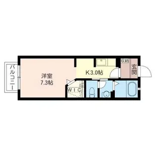アンゼリカ【1階】の間取り